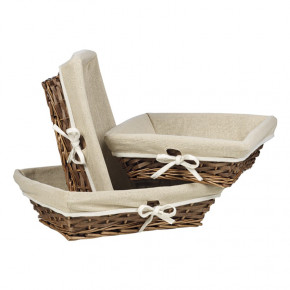 Corbeille osier/bois...
