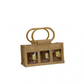 Sac toile de Jute pour 3 pots de 250 g