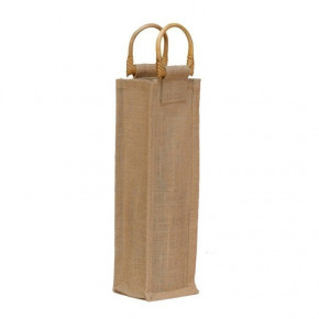 Sac toile de Jute 1 bouteille vin ou champagne