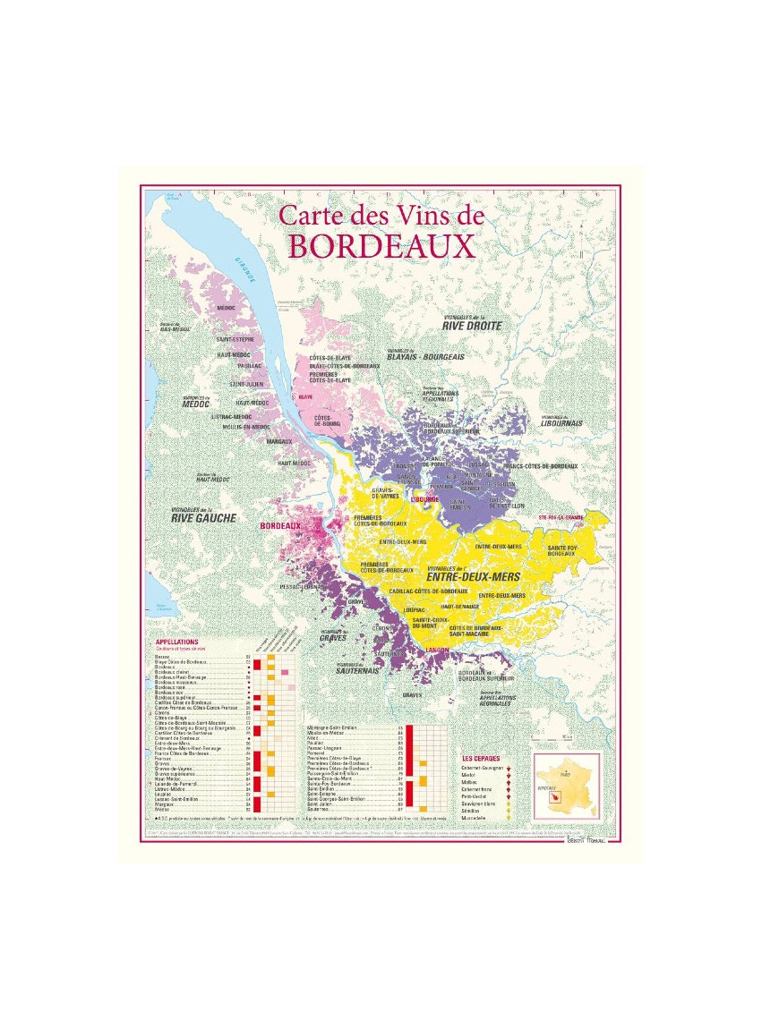 CARTE A GRATTER LE BORDEAUX DES VINS