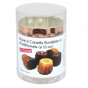 3 moules à canelés...