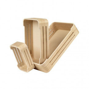 Corbeille bois rectangle...