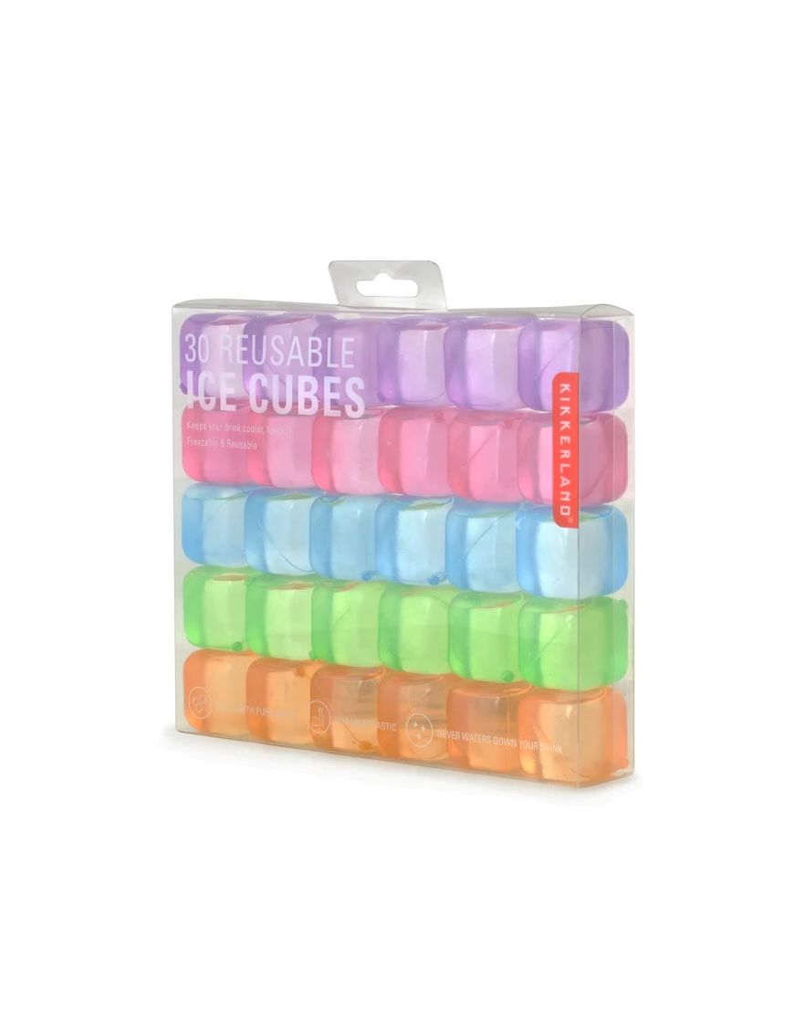 Glaçons cube couleur réutilisable (set de 30)