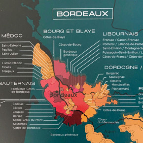 Carte des AOP & Cépage style plan de métro - POSTER 60x80