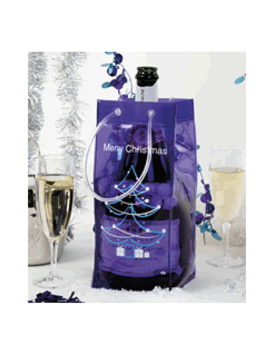 Ice Bag Merry christmas Violet