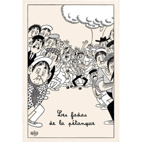 Torchon Les Fadas de la Pétanque