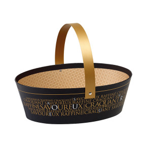 Panier carton ovale Savoureux