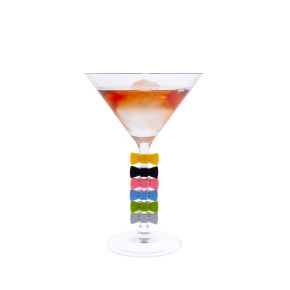 Marque-verres NOEUD PAP (boite de 6 couleurs assorties)