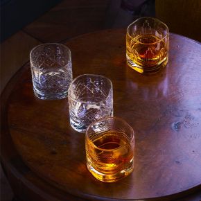 Verres à whisky DANDY 30 cl (boîte de 4 panachés)