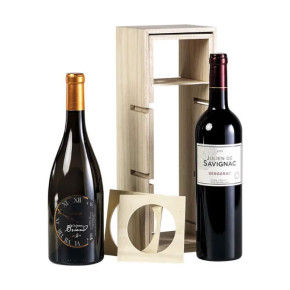 Coffret bois 1 bouteille...