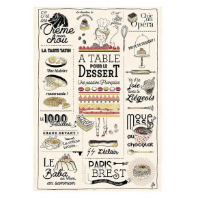 Torchon les Desserts français