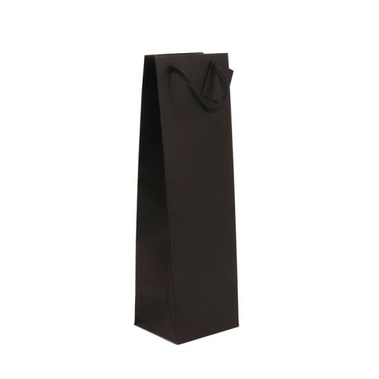 Sac Magnum Noir Mat 175gr poignées cordelières Sac Magnum Noir Mat 175gr poignées cordelières